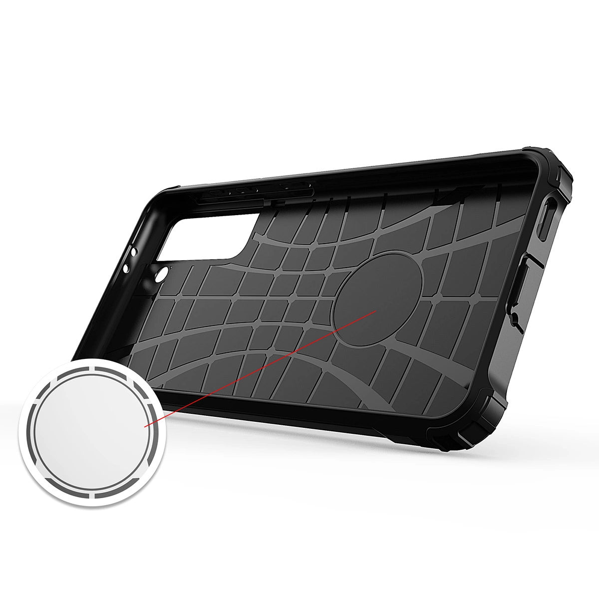 Hybrid Armor case for Samsung Galaxy S23+ armored hybrid case black_5
