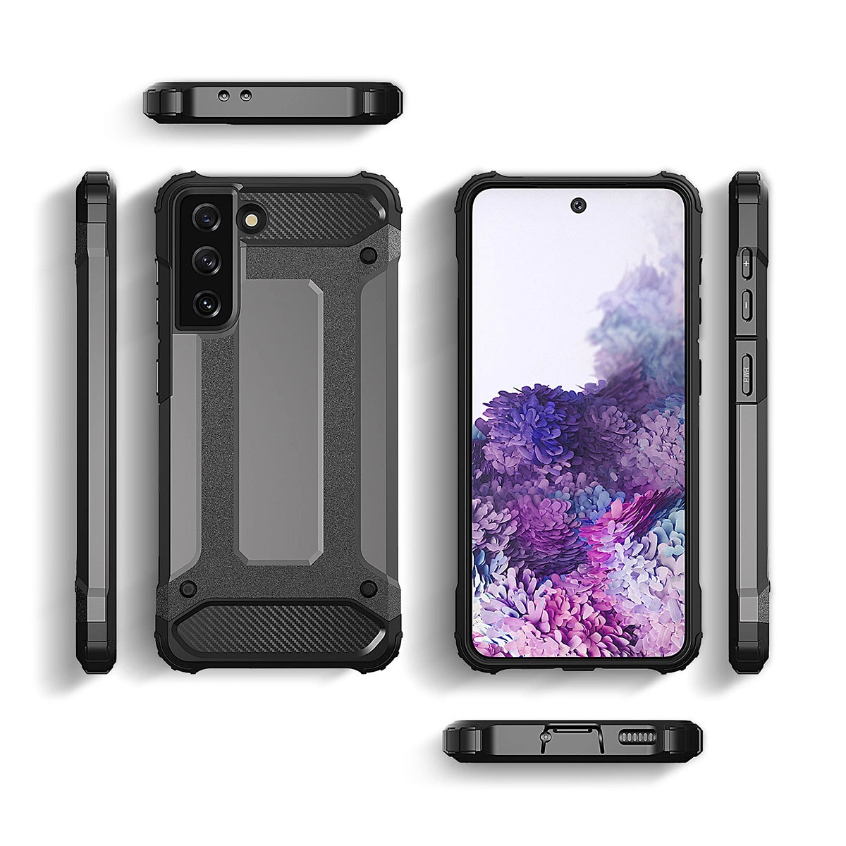 Hybrid Armor case for Samsung Galaxy S23+ armored hybrid cover blue_3