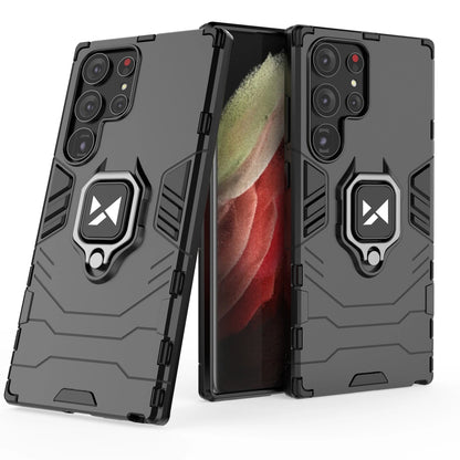 Wozinsky Ring Armor case for Samsung Galaxy S23 Ultra armored cover magnetic holder ring black_9