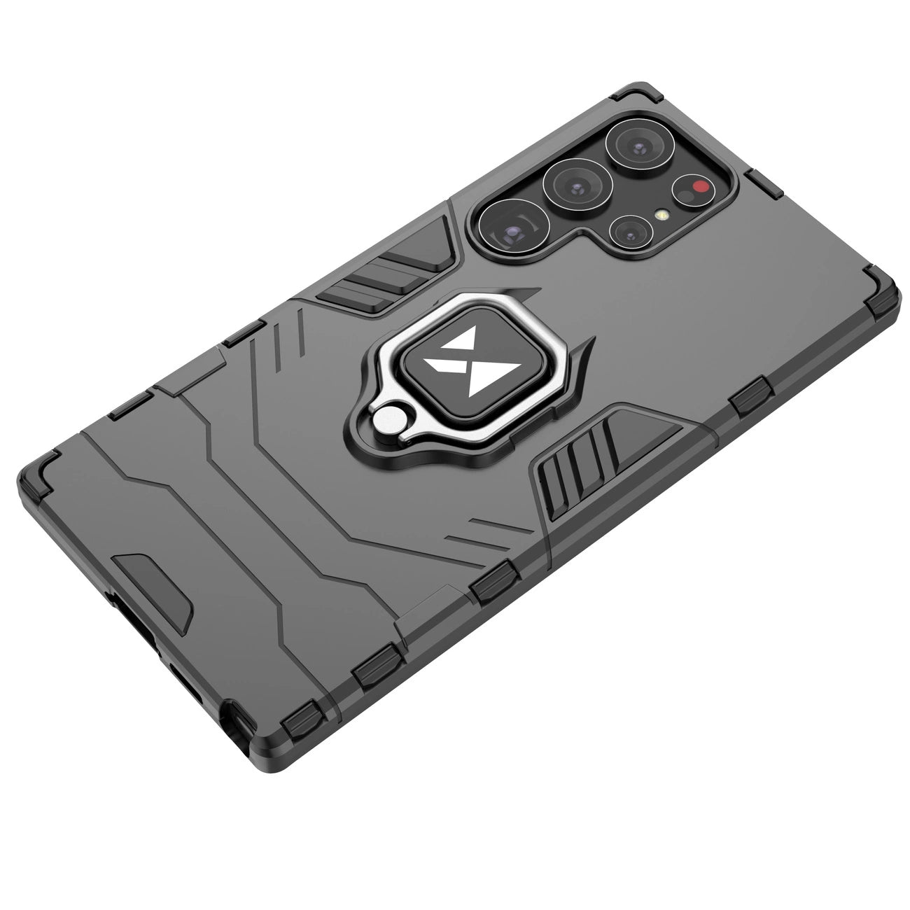 Wozinsky Ring Armor case for Samsung Galaxy S23 Ultra armored cover magnetic holder ring black_15