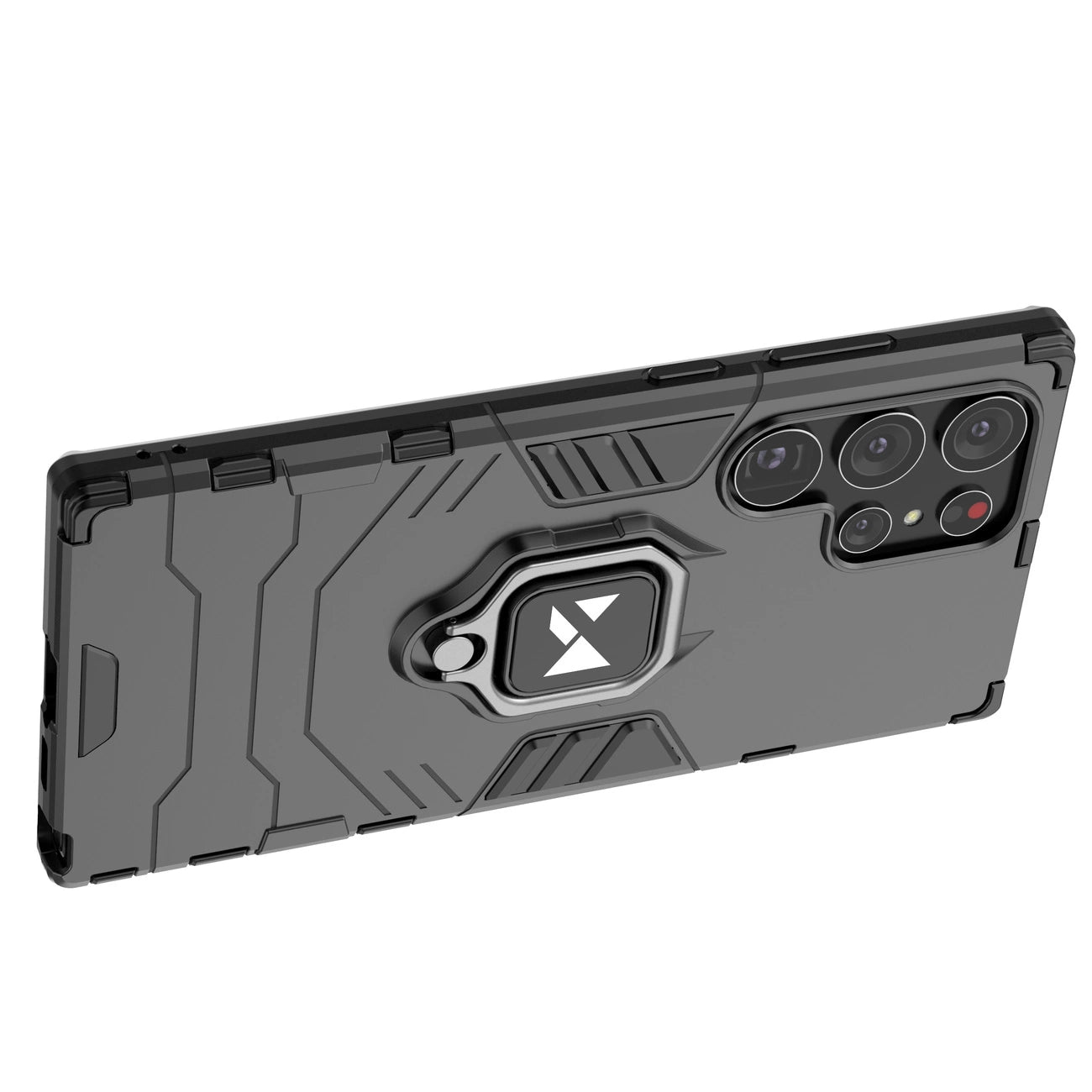 Wozinsky Ring Armor case for Samsung Galaxy S23 Ultra armored cover magnetic holder ring black_16