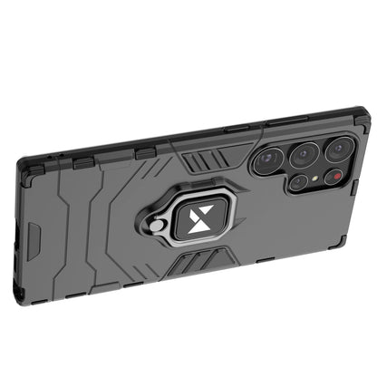 Wozinsky Ring Armor case for Samsung Galaxy S23 Ultra armored cover magnetic holder ring black_16