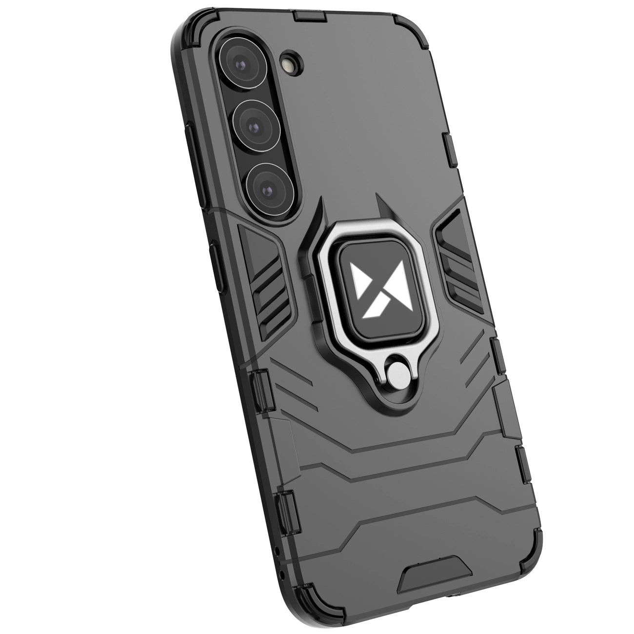 Wozinsky Ring Armor case for Samsung Galaxy S23+ armored cover magnetic holder ring black_11
