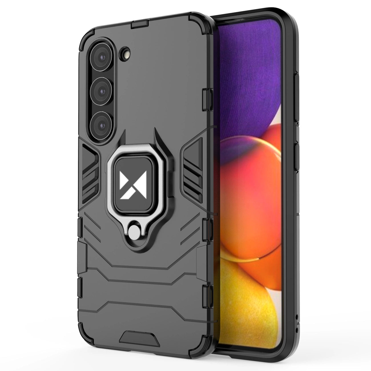 Wozinsky Ring Armor case for Samsung Galaxy S23+ armored cover magnetic holder ring black_7