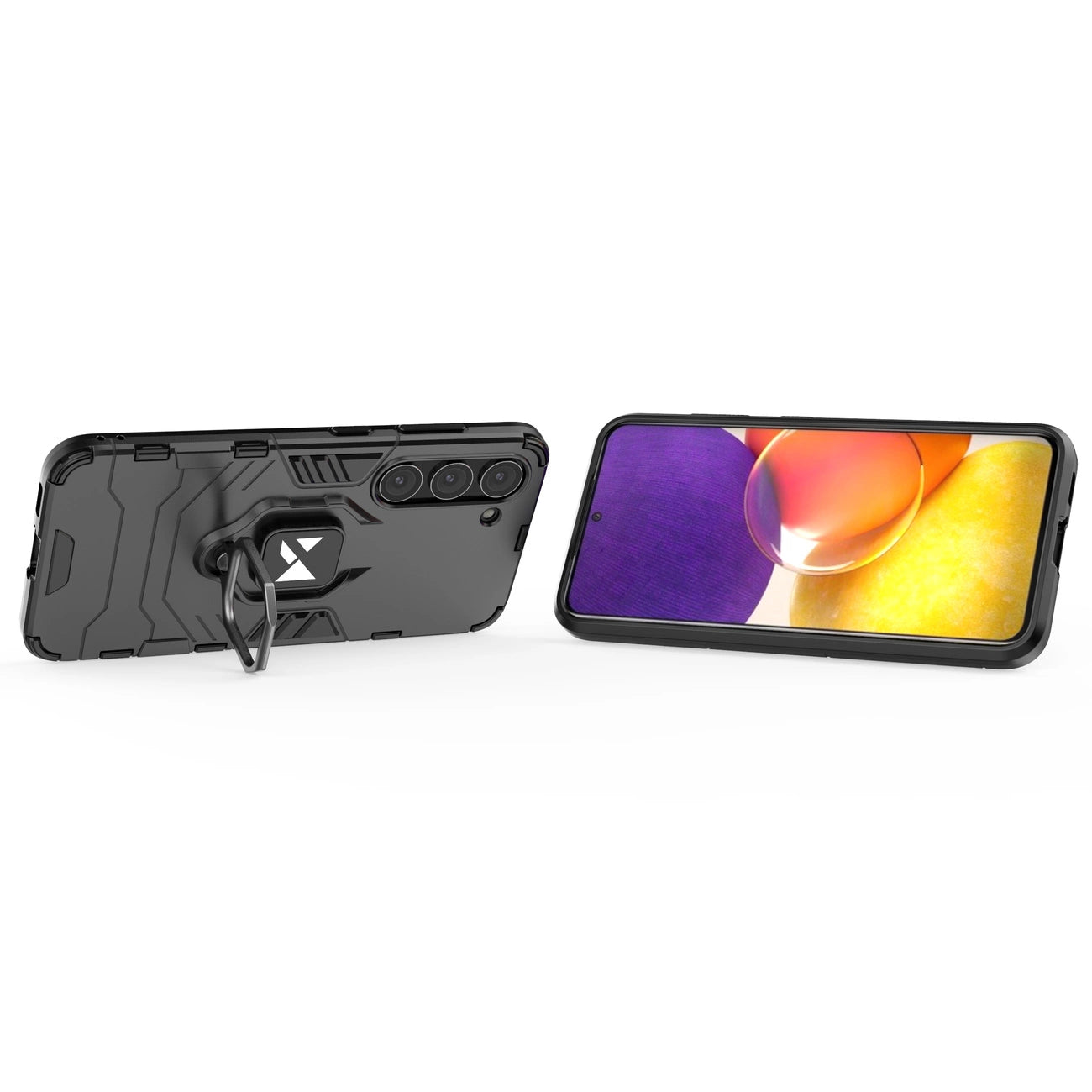 Wozinsky Ring Armor case for Samsung Galaxy S23+ armored cover magnetic holder ring black_20