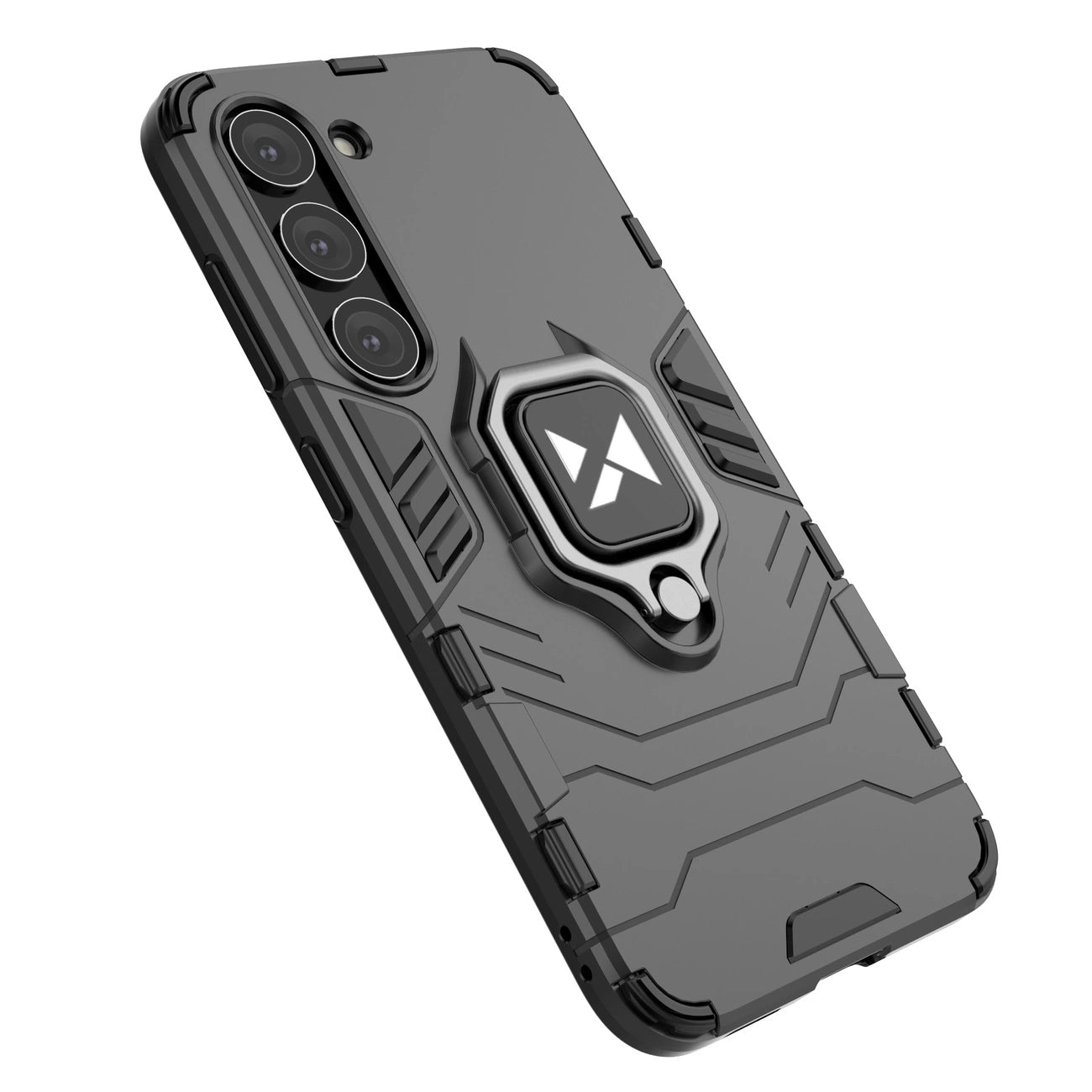 Wozinsky Ring Armor case for Samsung Galaxy S23+ armored cover magnetic holder ring black_12