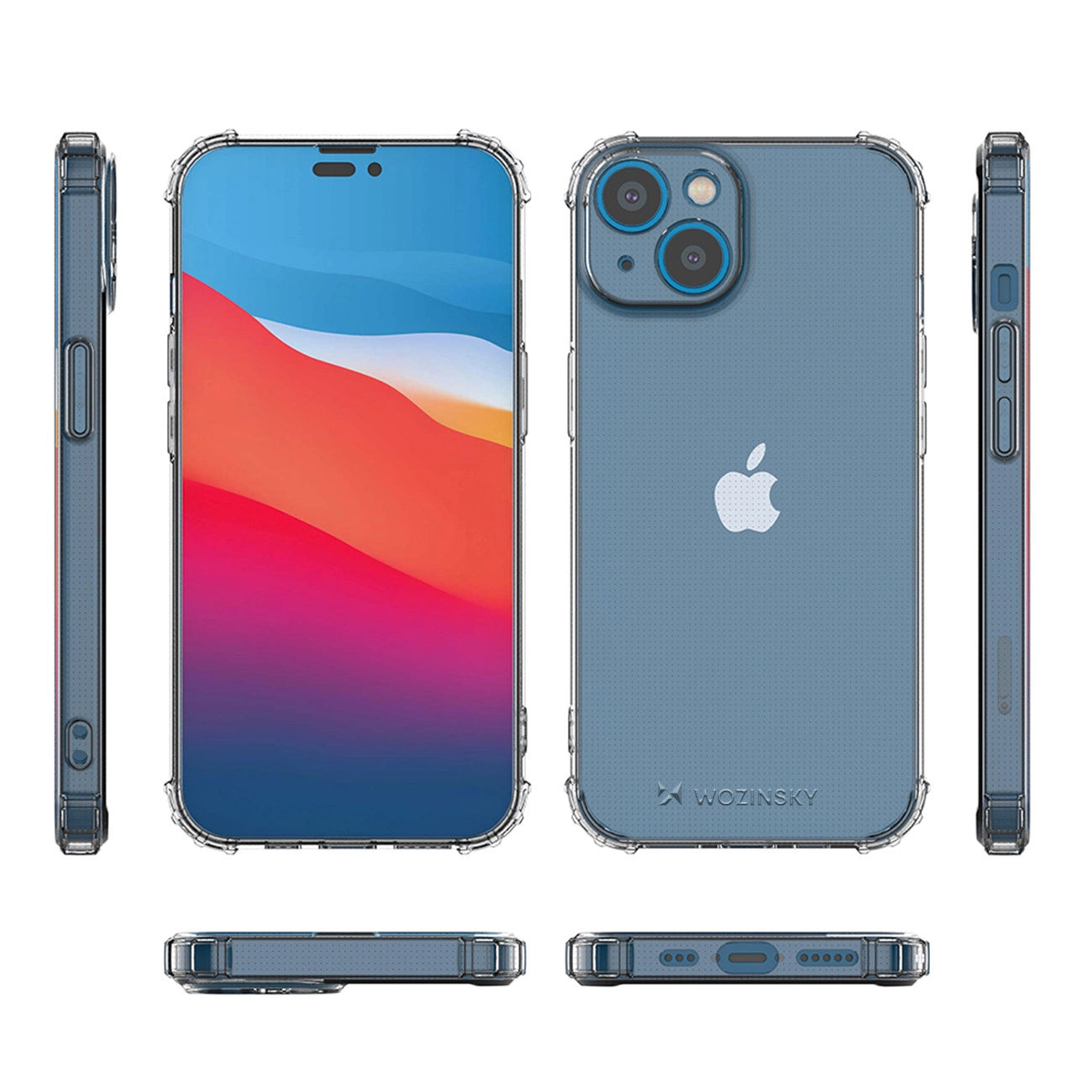 Wozinsky Anti Shock case for iPhone 14 Plus transparent transparent case_6