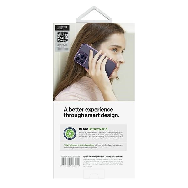 Uniq Combat Duo case for iPhone 14 Pro - lilac and pink_2