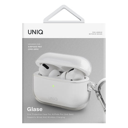 Uniq case Glase AirPods Pro 2 gen transparent/glossy clear_3