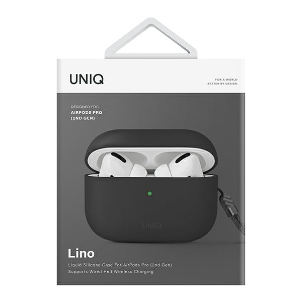 Uniq case for Lino AirPods Pro 2 gen Silicone grey/ash grey_4