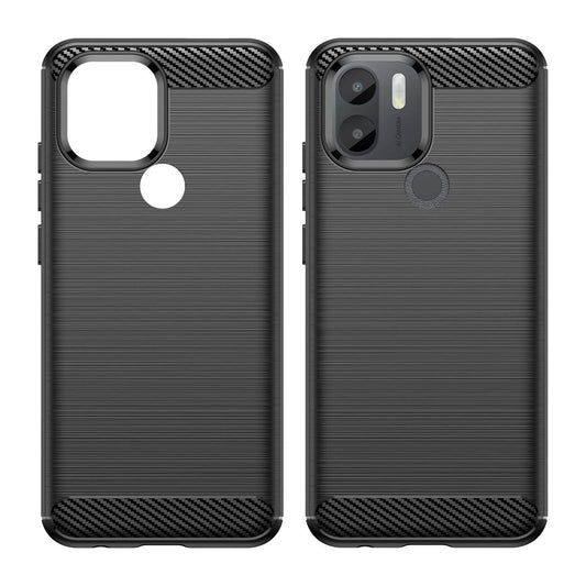 Carbon Case case for Xiaomi Redmi A1+ flexible silicone carbon cover black_0