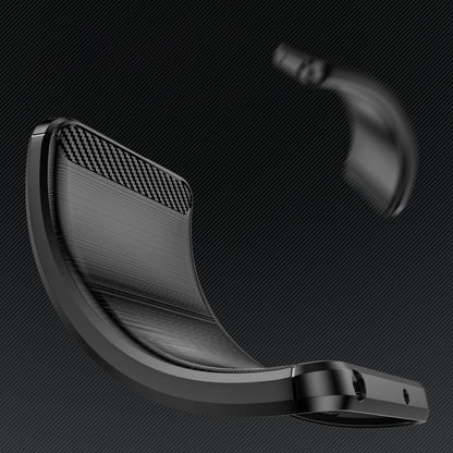 Carbon Case case for Realme 10 Pro+ flexible silicone carbon cover black_4