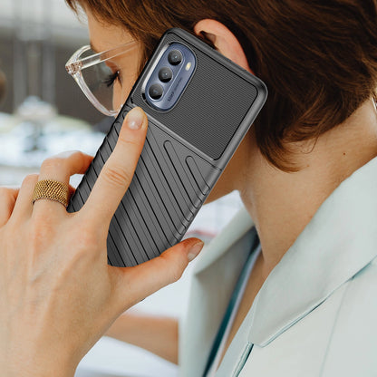 Thunder Case for Motorola Moto G62 5G silicone armor case black_6