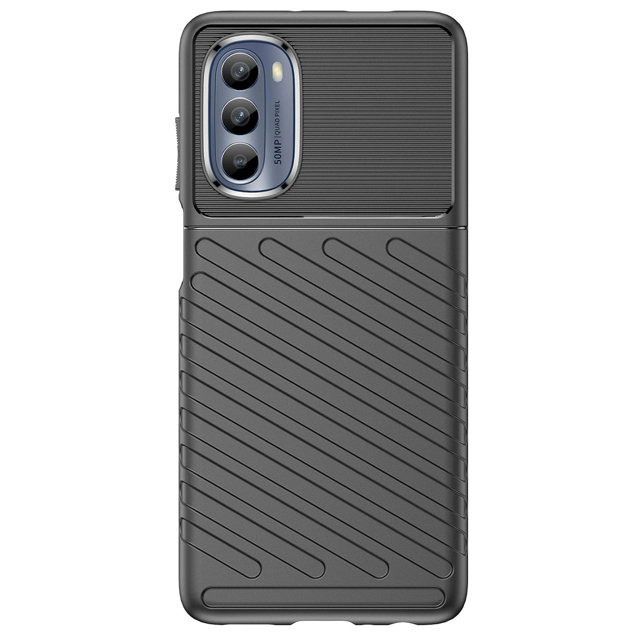 Thunder Case for Motorola Moto G62 5G silicone armor case black_7