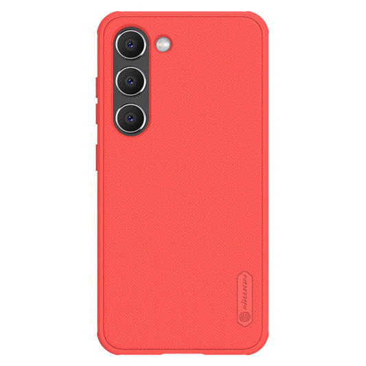 Nillkin Super Frosted Shield Pro case for Samsung Galaxy S23+ armored cover + phone stand red_0