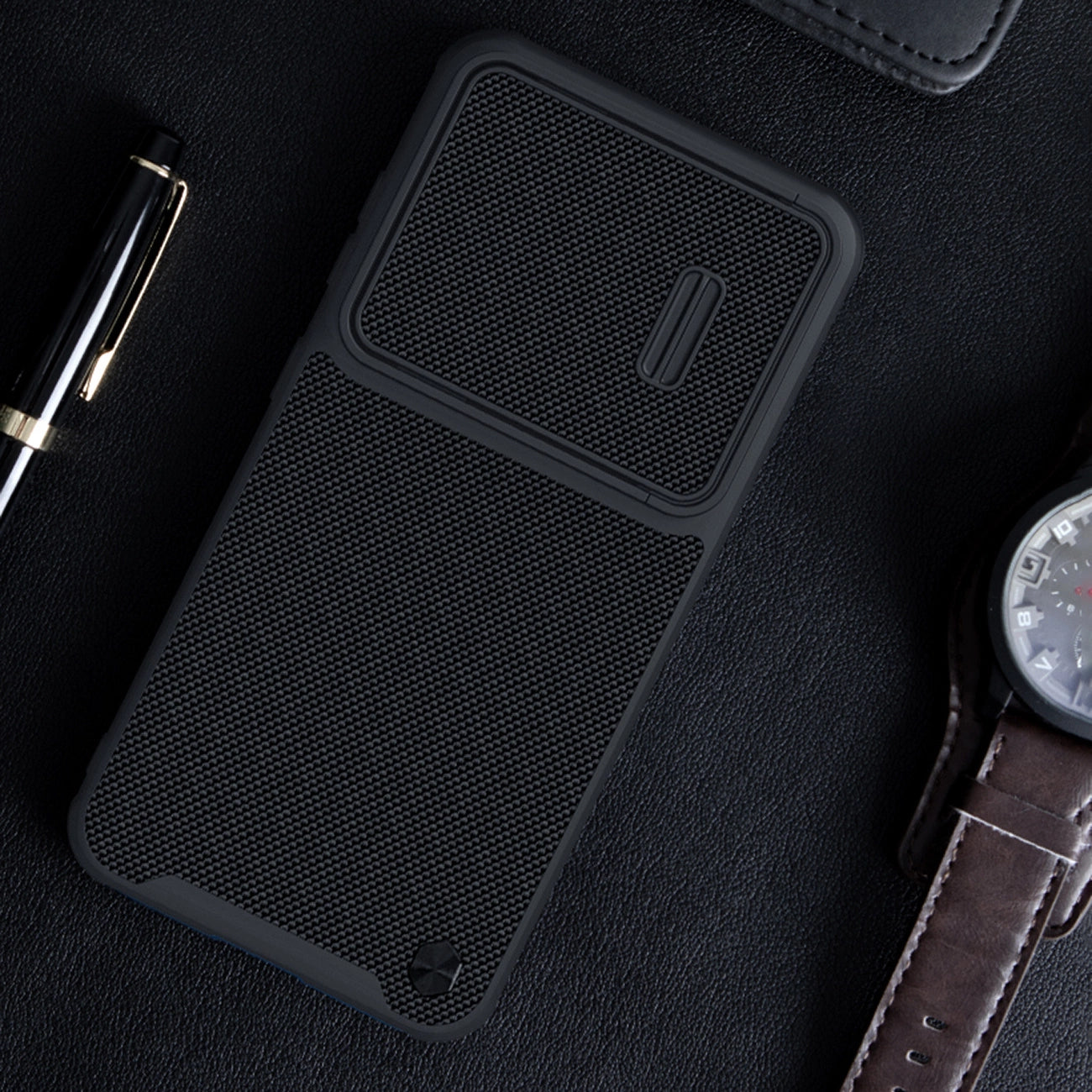 Nillkin Textured S Case for Samsung Galaxy S23+ armored cover with camera cover black_14