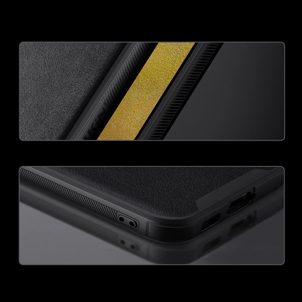 Nillkin CamShield Leather S Case for Samsung Galaxy S23+ cover with camera cover black_18