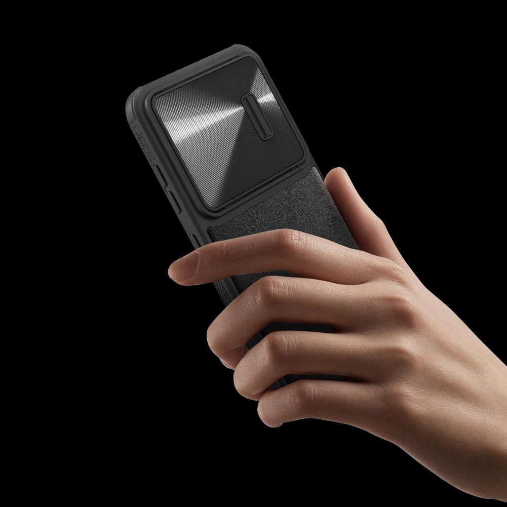 Nillkin CamShield Leather S Case for Samsung Galaxy S23+ cover with camera cover black_14