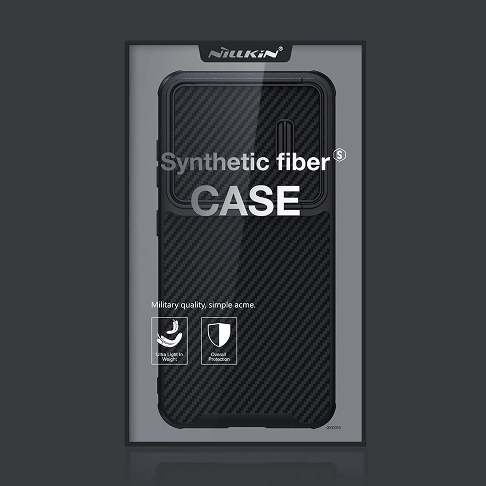 Nillkin Synthetic Fiber S Case for Samsung Galaxy S23, camera cover, black_4