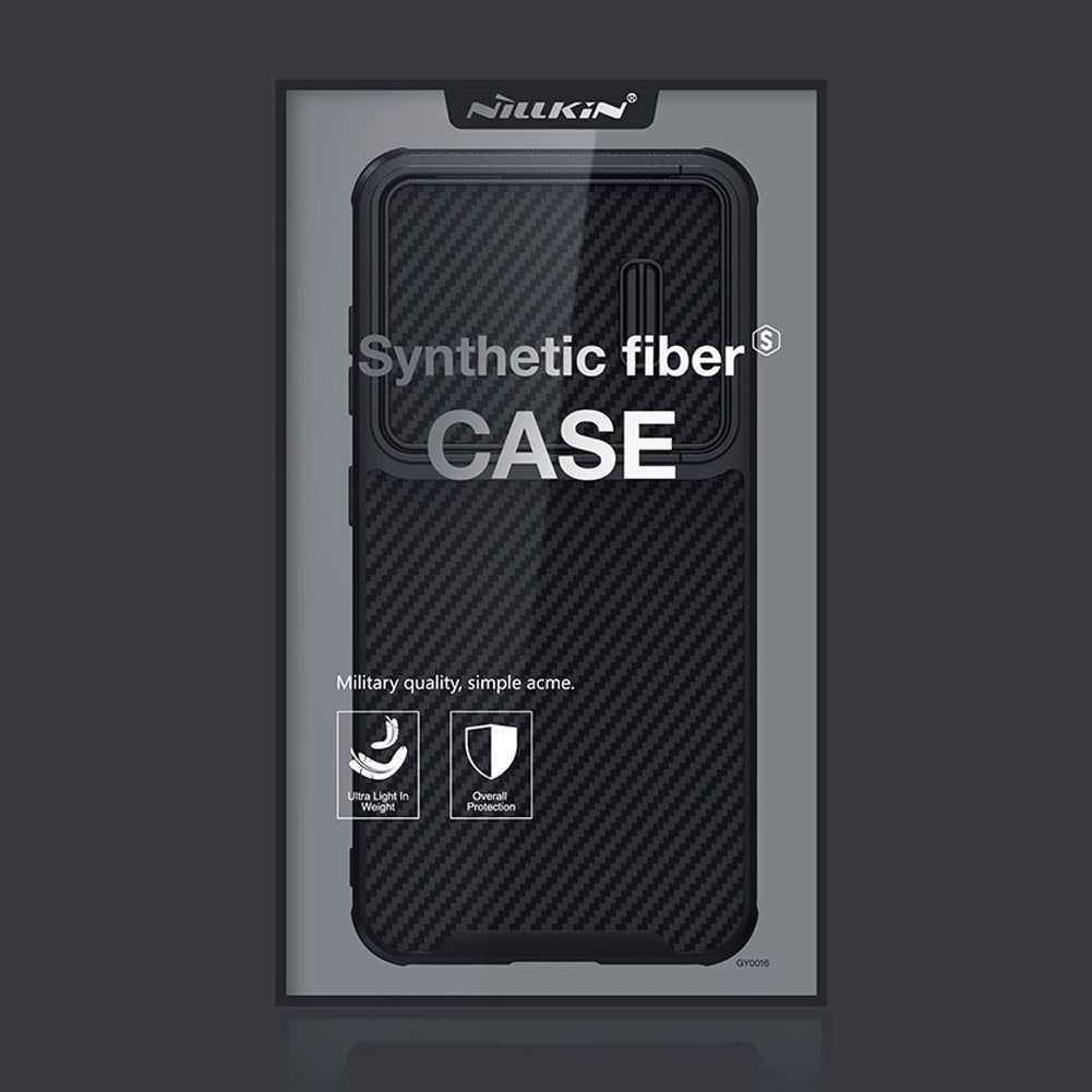 Nillkin Synthetic Fiber S Case for Samsung Galaxy S23+, camera cover, black_4