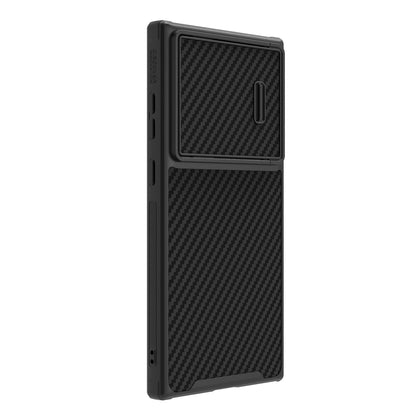Nillkin Synthetic Fiber S Case for Samsung Galaxy S23 Ultra, camera cover, black_2