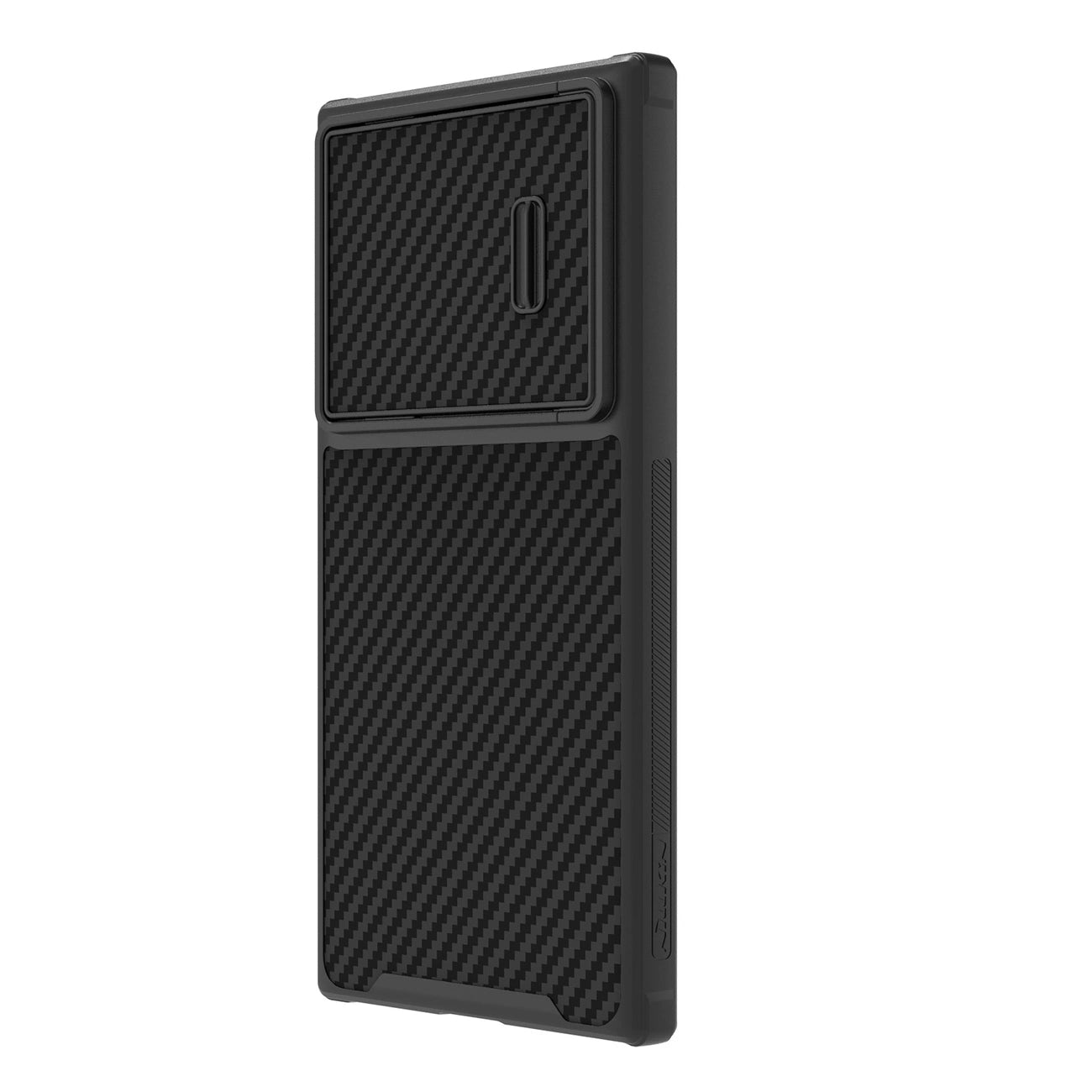Nillkin Synthetic Fiber S Case for Samsung Galaxy S23 Ultra, camera cover, black_3