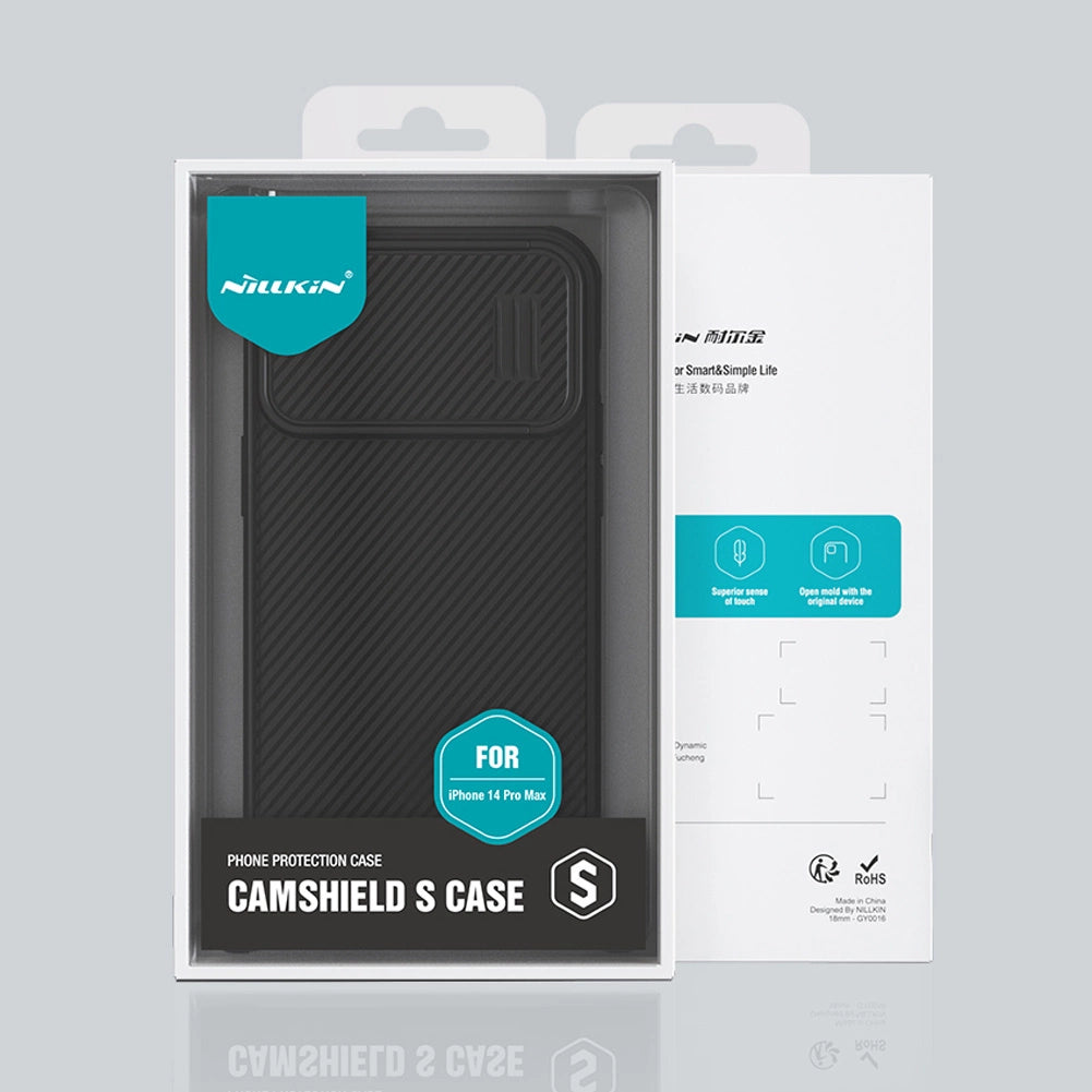 Nillkin CamShield S Case iPhone 14 Pro Max Armored Cover Camera Protector Green_4