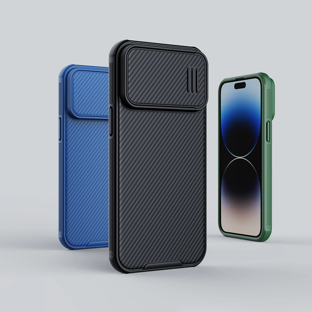 Nillkin CamShield S Case iPhone 14 Pro Max Armored Cover Camera Protector Green_6