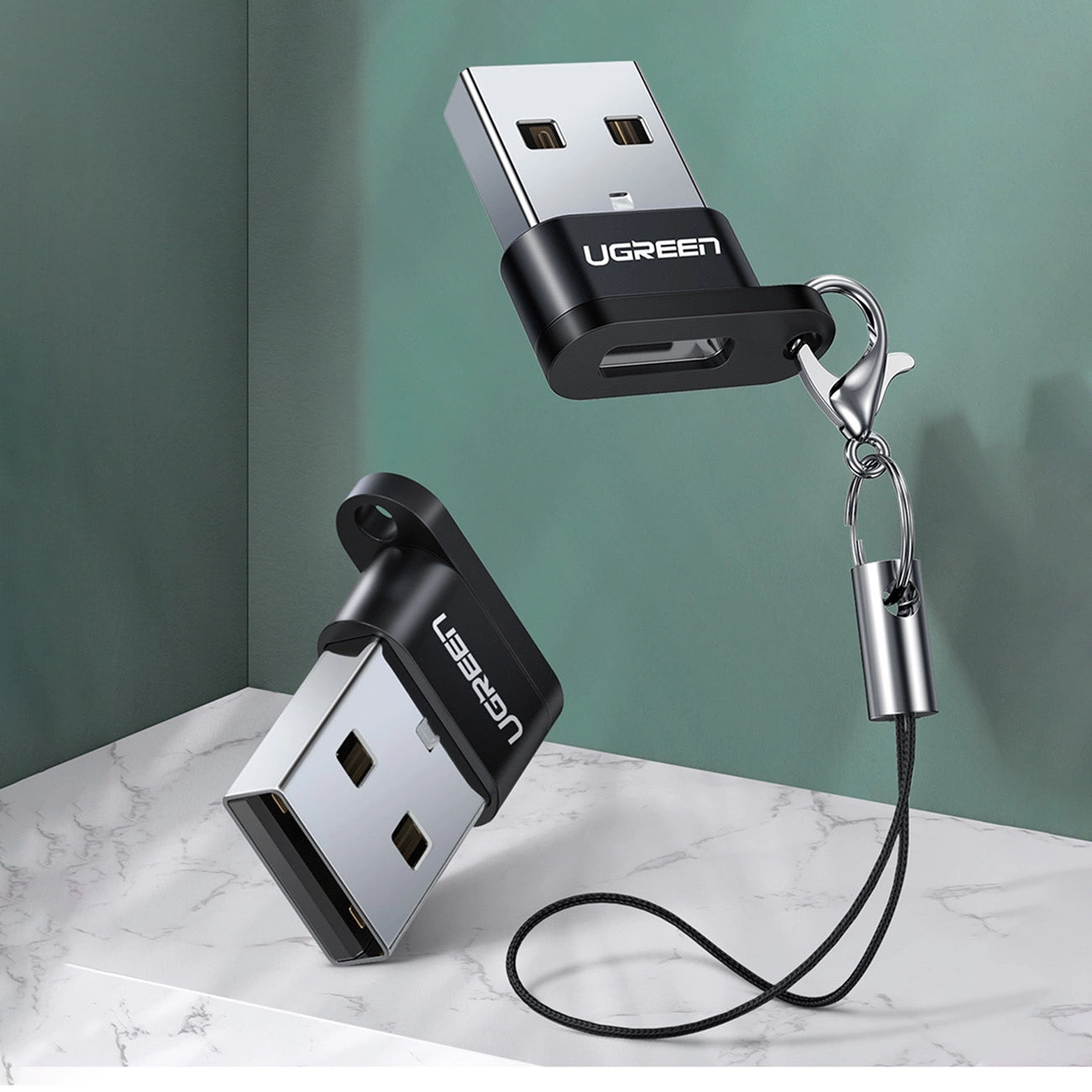Ugreen US280 50568 USB-C 3.1 (female) / USB-A 2.0 (male) adapter - black_1