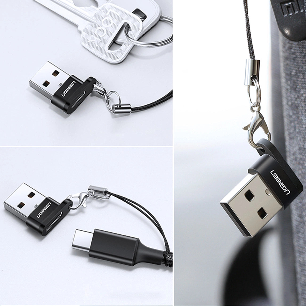 Ugreen US280 50568 USB-C 3.1 (female) / USB-A 2.0 (male) adapter - black_7