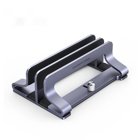 Ugreen LP258 Vertical Stand for 2 Devices Aluminum for Laptop Tablet - Silver_0