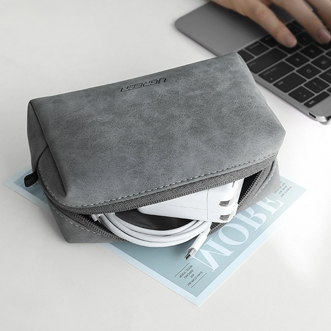 Ugreen case pouch multifunctional organizer for accessories gray (LP285)_1
