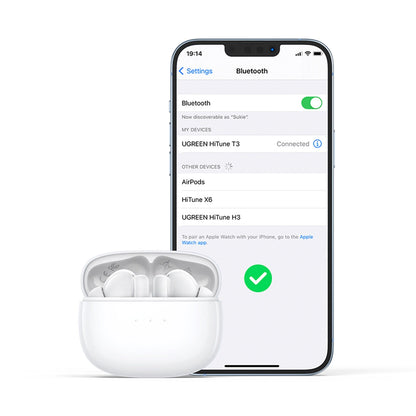 Ugreen HiTune T3 Active WS106 Wireless Bluetooth 5.2 TWS ANC Headphones - White_9