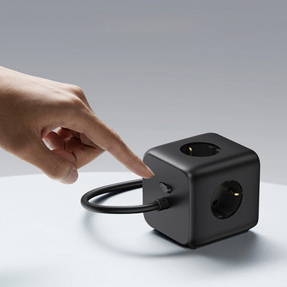 Ugreen cube power strip 65W USB / USB C + 3x AC socket black (CD268)_3