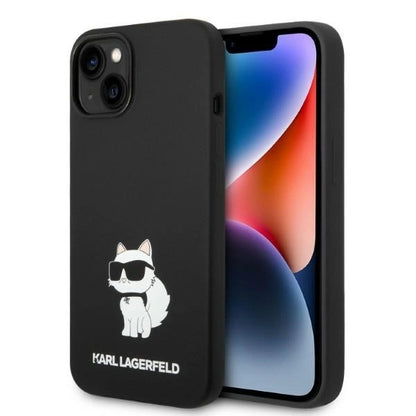 Karl Lagerfeld KLHMP14MSNCHBCK iPhone 14 Plus 6.7" hardcase black/black Silicone Choupette MagSafe_0