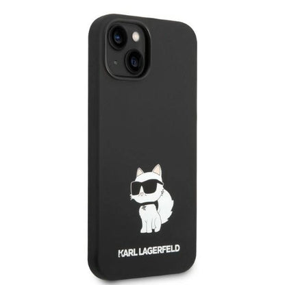 Karl Lagerfeld KLHMP14MSNCHBCK iPhone 14 Plus 6.7" hardcase black/black Silicone Choupette MagSafe_3
