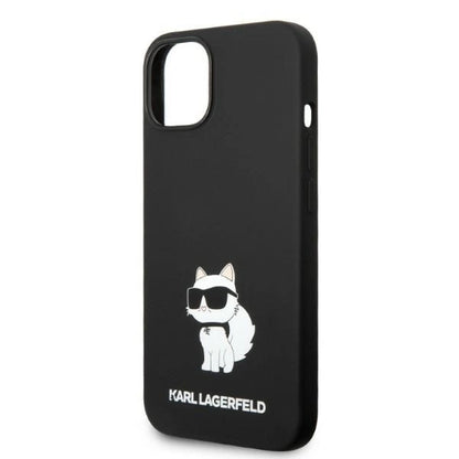 Karl Lagerfeld KLHMP14MSNCHBCK iPhone 14 Plus 6.7" hardcase black/black Silicone Choupette MagSafe_5