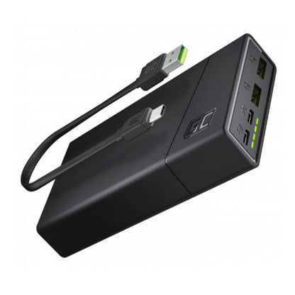 Power Bank Green Cell GC PowerPlay20 20000mAh with fast charging 2x USB Ultra Charge and 2x USB-C Power Delivery 18W_1
