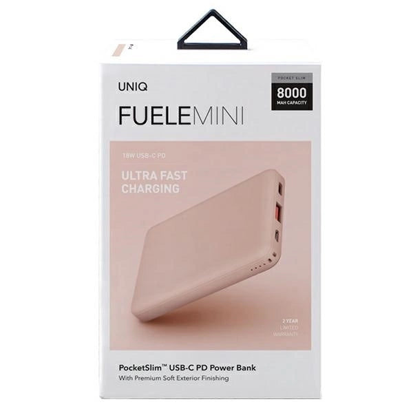 Powerbank Uniq Fuele mini 8000mAh USB-C 18W PD - pink_6