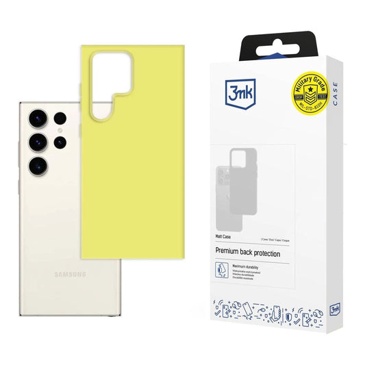 Samsung Galaxy S23 Ultra - 3mk Matt Case lime_0