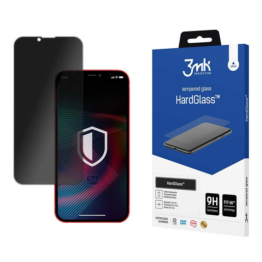 Tempered Glass For iPhone 14 Plus / 13 Pro Max 9H Privacy Anti Spy Series 3mk HardGlass Max Privacy_0