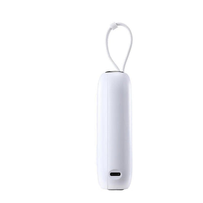 Joyroom mini powerbank 10000mAh Colorful Series 22.5W with 2 built-in USB C and Lightning cables white (JR-L012)_1