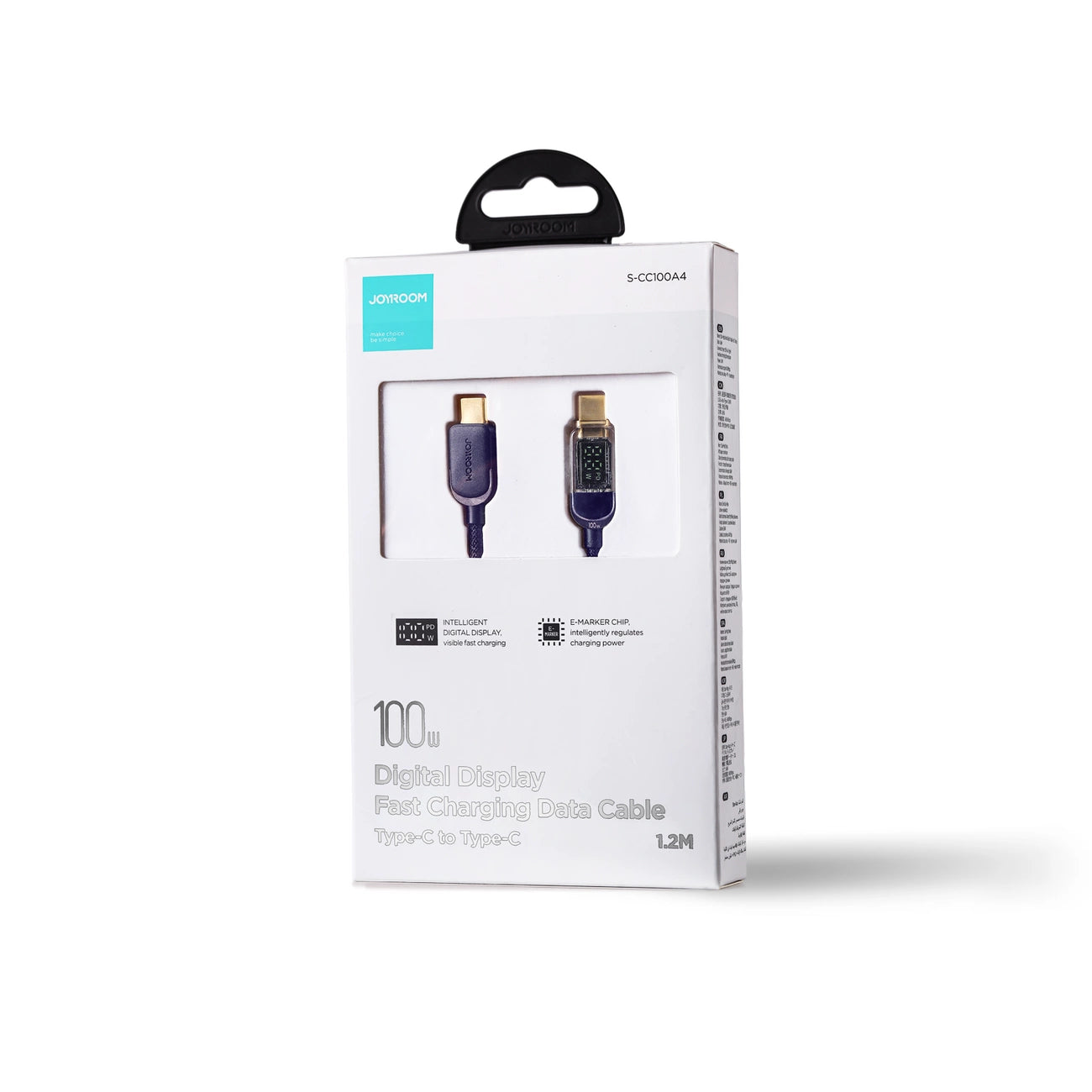 Kabel do USB-C 100W 1.2m Joyroom S-CC100A4 (niebieski)_2