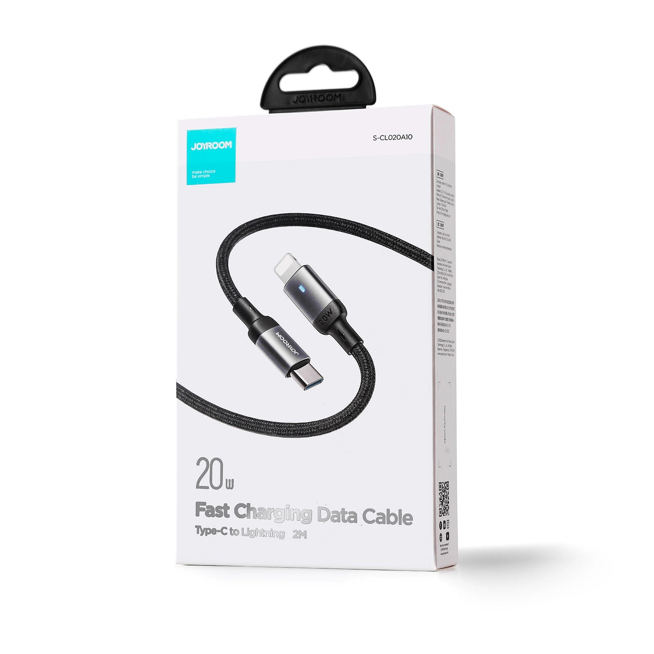 Joyroom S-CL020A10 (black) USB Lightning Type C 20W 1.2m cable_4