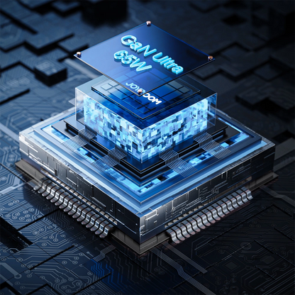 Joyroom fast GaN charger 65W USB-A, 2x USB-C black + USB-C - USB-C cable 100W 1.2m (TCG01)_15