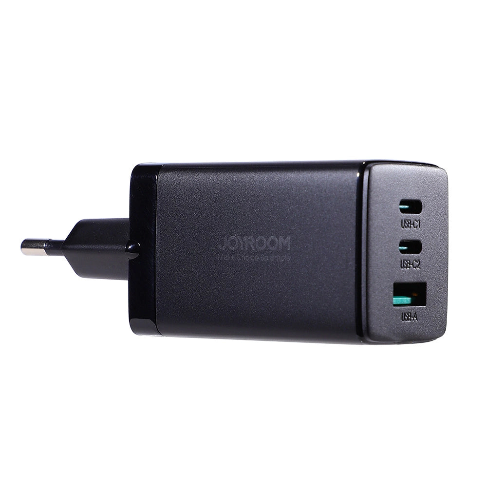 Joyroom fast GaN charger 65W USB-A, 2x USB-C black + USB-C - USB-C cable 100W 1.2m (TCG01)_6