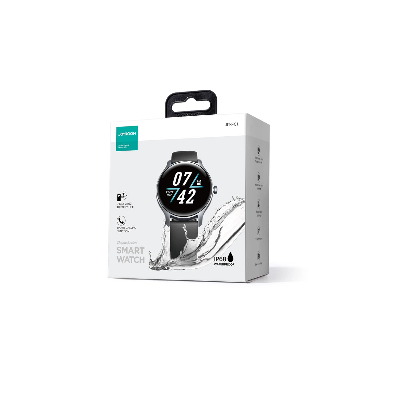 Joyroom Classis Series JR-FC1 smartwatch with call answering function / IP68 protection - gray_4