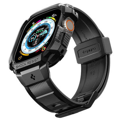 Spigen Rugged Armor Pro Apple Watch Ultra (49mm) Strap Case - Black_10