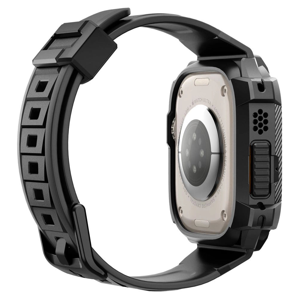 Spigen Rugged Armor Pro Apple Watch Ultra (49mm) Strap Case - Black_12