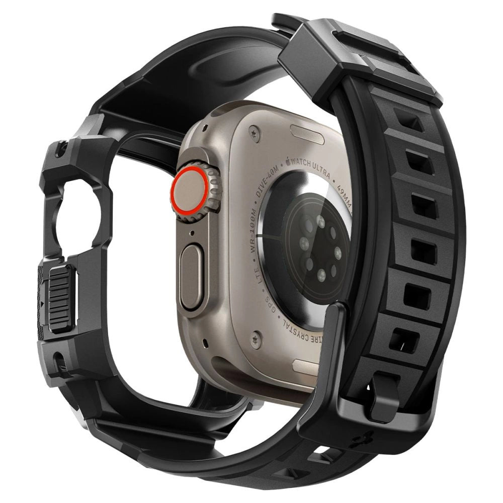 Spigen Rugged Armor Pro Apple Watch Ultra (49mm) Strap Case - Black_3
